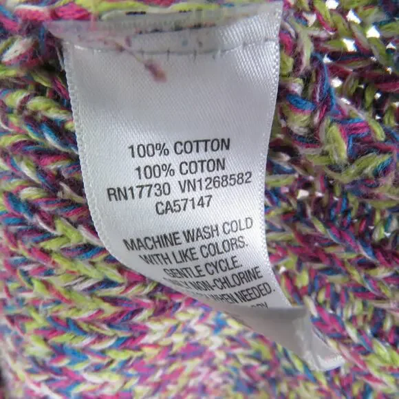 Mossimo Rainbow Knit Crewneck Sweater Cozycore Large - Picture 5 of 6